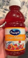Quantité de sucre dans Cran-Mango, Cranberry Mango Juice Drink From Concentrate