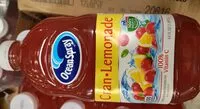 Quantité de sucre dans Cranberry lemonade from concentrate, cran-lemonade
