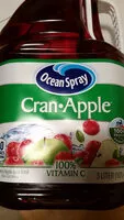 Quantité de sucre dans Cranberry apple juice