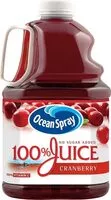 Quantité de sucre dans Juice