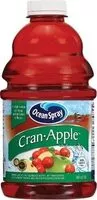Quantité de sucre dans Cranapple juice