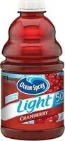 Quantité de sucre dans Cranberry Juice Drink With 2 Other Juices, From