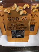 Cantidad de azúcar en Godiva Milk Chocolate Whole Cashews