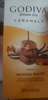 Quantité de sucre dans Godiva