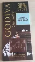 Sokerin määrä sisällä Dark chocolate sea salt