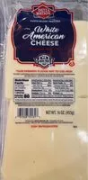 Количество сахара в White American Cheese