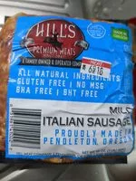 Quantité de sucre dans Hill's Italian sausage