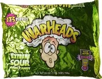 入っている砂糖の量 Warheads extreme sour hard candy pieces assorted flavors