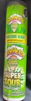 入っている砂糖の量 WarHeads Super Sour Spray Candy
