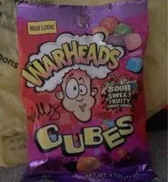 入っている砂糖の量 Warheads cubes
