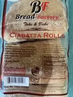 Amount of sugar in Ciabatta Rolls