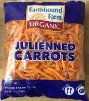 Suhkru kogus sees Julienned Carrots