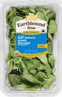 Suhkru kogus sees Organic baby spinach