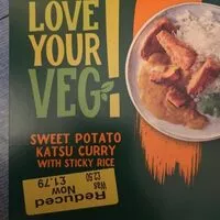Jumlah gula yang masuk Sweet potato katsu curry with sticky rice