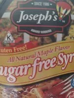 Azúcar y nutrientes en Joseph s