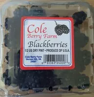 Jumlah gula yang masuk Blackberries