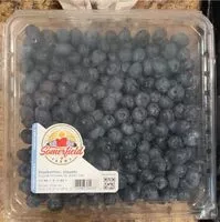 Amount of sugar in Blueberries