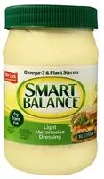 Sucre et nutriments contenus dans Smart balance