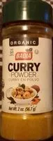 Cantidad de azúcar en Badia - Organic Curry Powder - 2 Oz.