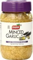 Cantidad de azúcar en Minced Garlic