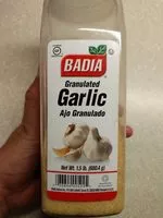 Cantidad de azúcar en Garlic granulated