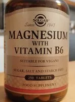 चीनी की मात्रा Magnesium with Vitamin B6
