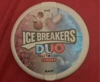 İçindeki şeker miktarı Ice Breakers Duo Fruit   Cool Cherry