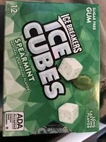 İçindeki şeker miktarı Spearmint ice cubes sugar free gum