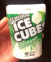 İçindeki şeker miktarı Ice cubes spearmint