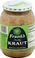 चीनी की मात्रा Frank's quality kraut