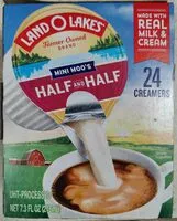 Sokerin määrä sisällä Land o lakes half half uhtprocessed creamer