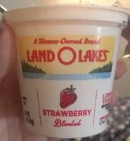 Sokerin määrä sisällä Strawberry blended lowfat yogurt
