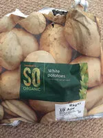 Jumlah gula yang masuk White potatoes