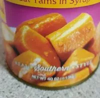 Zuckermenge drin sweet potatoes