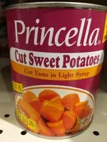 Zuckermenge drin Princella, cut sweet potatoes