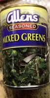 Suhkru kogus sees Mixed greens