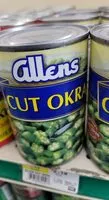 Suhkru kogus sees Cut Okra - Allens