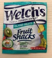 糖質や栄養素が Fruit snacks