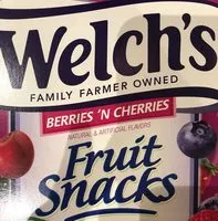 Cantidad de azúcar en Fruit snacks