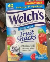 Cantidad de azúcar en Fruit Snack