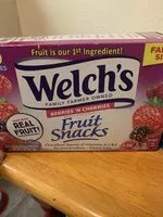 Cantidad de azúcar en Welch's Berries n Cherries Fruit Snacks