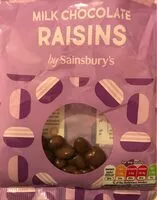 Milk chocolates with raisins