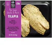 Zuckermenge drin Pan sear garlic & herb tilapia
