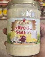 Suhkru kogus sees Alfredo sauce