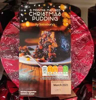 Amount of sugar in 6 Months Matured CHRISTMAS PUDDING
