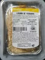 Sokerin määrä sisällä Lasaña de verduras