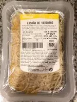 Sokerin määrä sisällä Lasaña de verduras