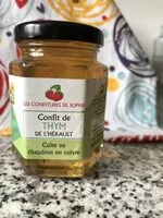 Quantité de sucre dans Confit de Thym
