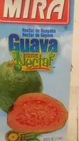 Cantidad de azúcar en Guava nectar