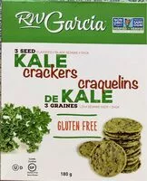 入っている砂糖の量 3 seed kale crackers/craquelins de kale 3 graines